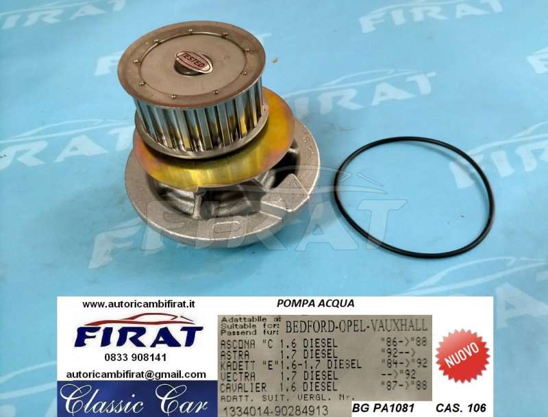 POMPA ACQUA OPEL ASCONA KADETT VECTRA 1700 D (PA1081)